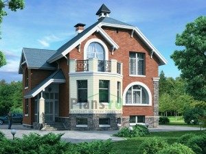 Современный фасад трехэтажных домов